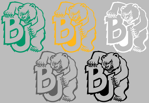 Baylor Bears Retro Throwback Logo Premium DieCut Vinyl Decal PICK COLOR & SIZE