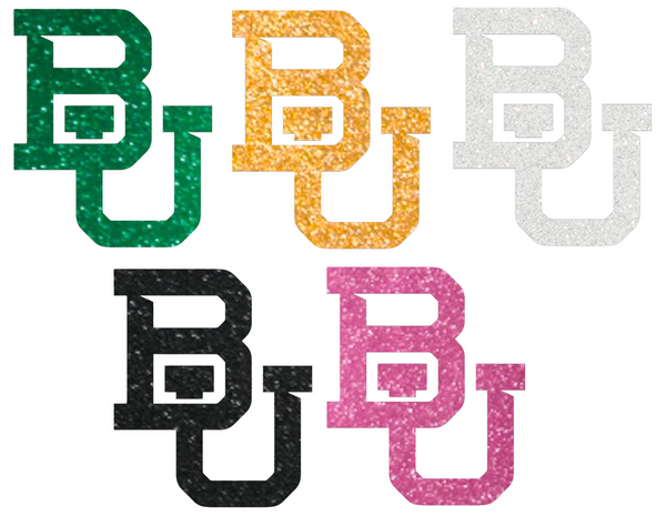 Baylor Bears Metallic Sparkle Team Logo Premium DieCut Vinyl Decal PICK COLOR & SIZE