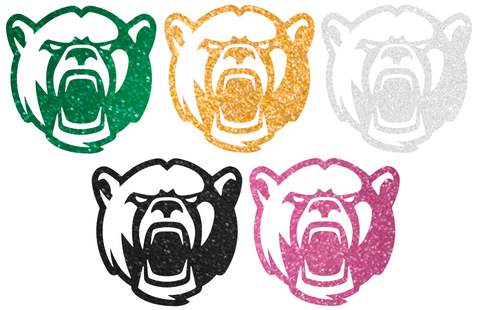 Baylor Bears Metallic Sparkle Mascot Logo Premium DieCut Vinyl Decal PICK COLOR & SIZE