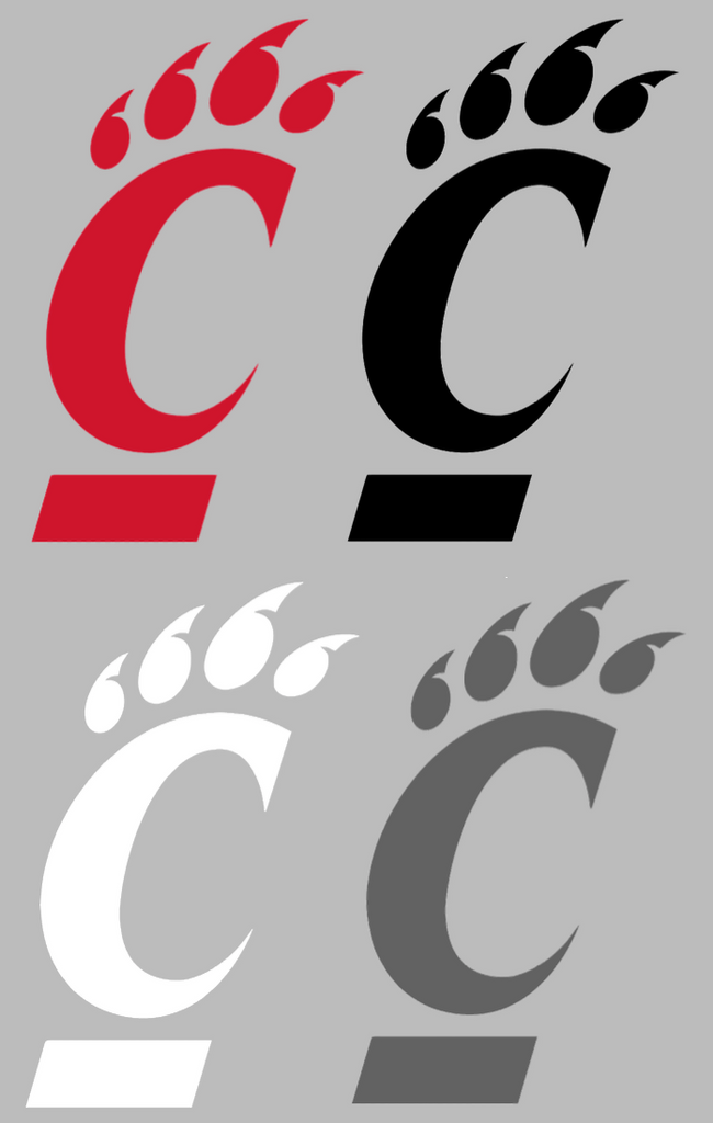 Cincinnati Bearcats Team Logo Premium DieCut Vinyl Decal PICK COLOR & SIZE