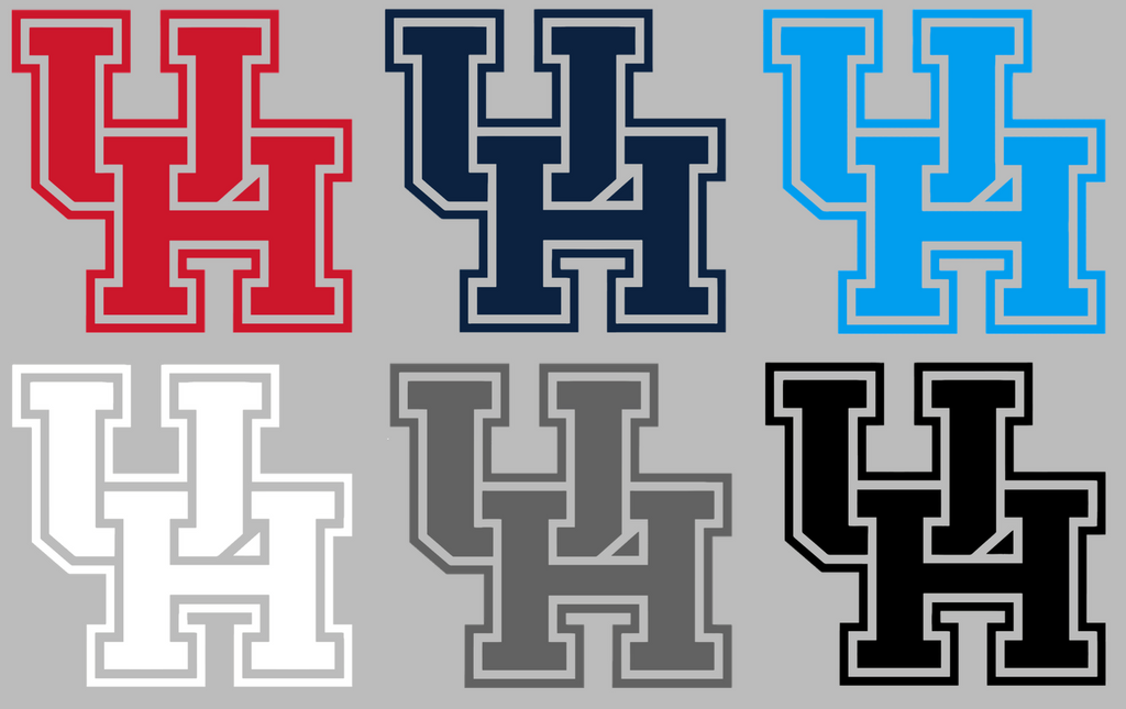 Houston Cougars Team Logo Premium DieCut Vinyl Decal PICK COLOR & SIZE