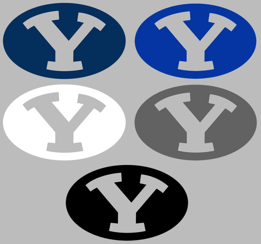 BYU Brigham Young Cougars Team Logo Premium DieCut Vinyl Decal PICK COLOR & SIZE