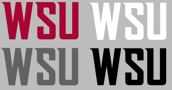 Washington State Cougars WSU Logo Premium DieCut Vinyl Decal PICK COLOR & SIZE