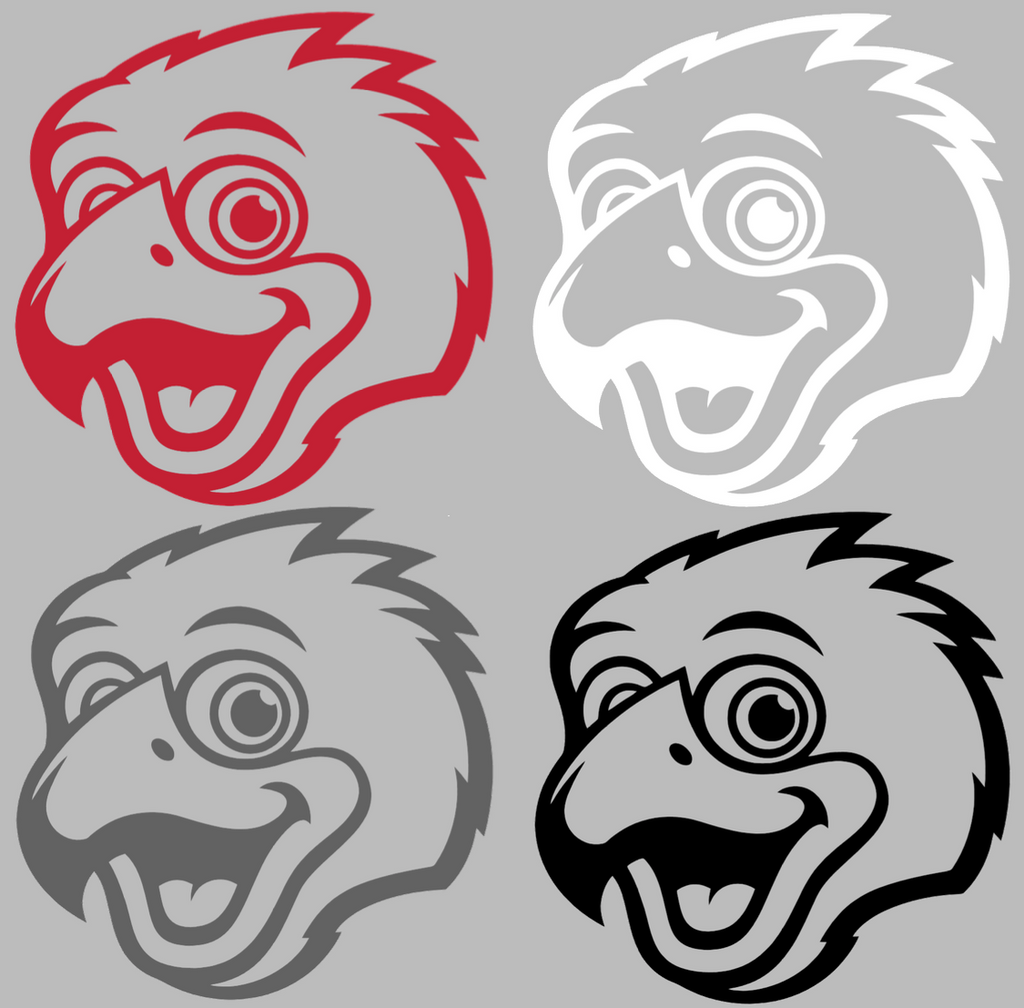 Utah Utes Swoop Mascot Premium DieCut Vinyl Decal PICK COLOR & SIZE