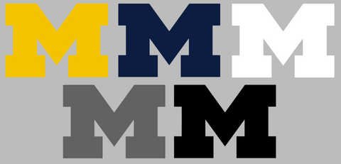 Michigan Wolverines Team Logo Premium DieCut Vinyl Decal PICK COLOR & SIZE