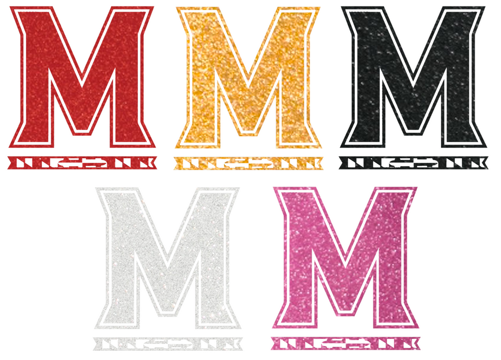 Maryland Terrapins Metallic Sparkle Team Logo Premium DieCut Vinyl Decal PICK COLOR & SIZE