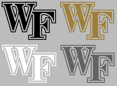 Wake Forest Demon Deacons Retro Throwback Logo Premium DieCut Vinyl Decal PICK COLOR & SIZE