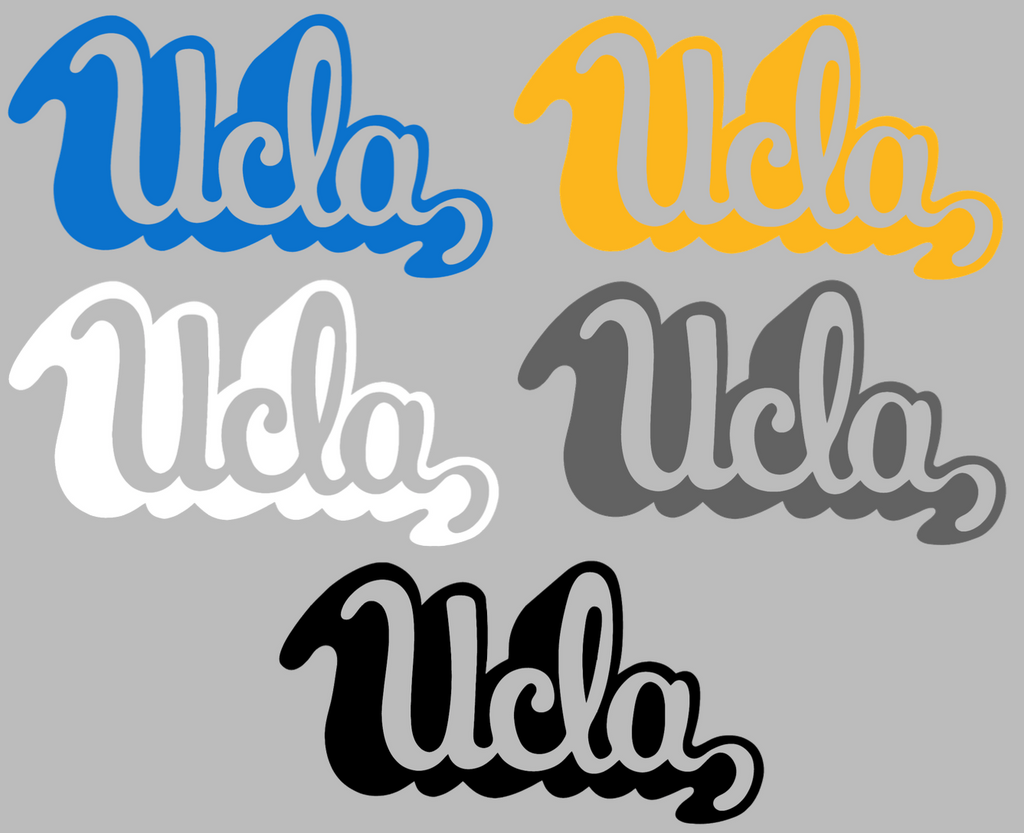 UCLA Bruins Retro Throwback Logo Premium DieCut Vinyl Decal PICK COLOR & SIZE