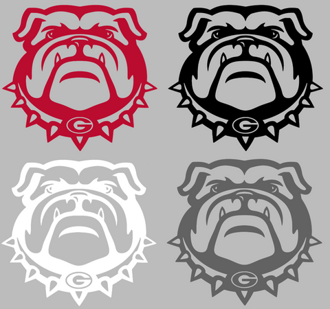 Georgia Bulldogs Uga Mascot Logo Premium DieCut Vinyl Decal PICK COLOR & SIZE