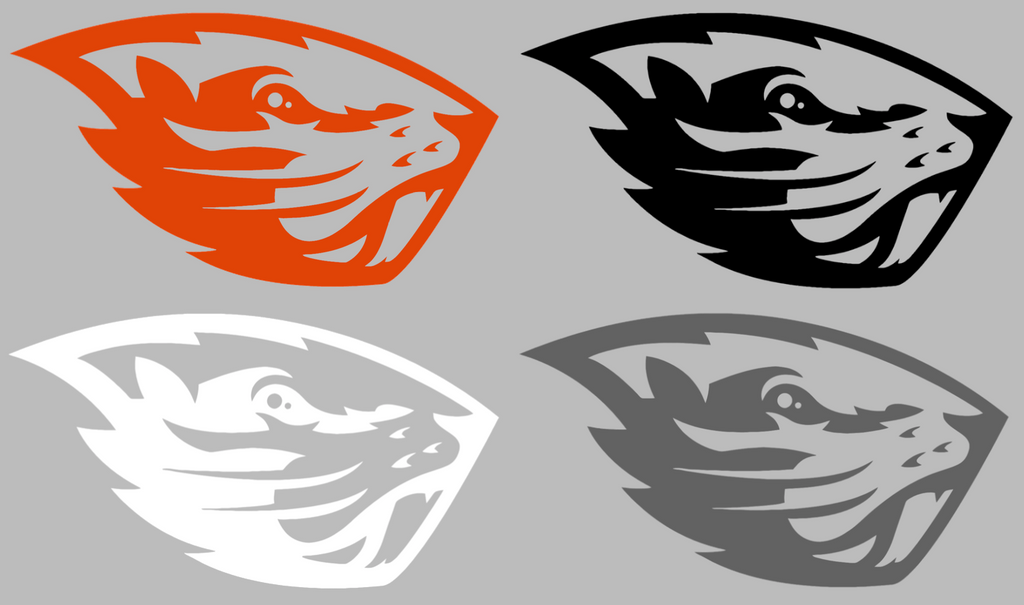 Oregon State Beavers Team Logo Premium DieCut Vinyl Decal PICK COLOR & SIZE