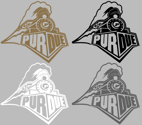 Purdue Boilermakers Retro Throwback Logo Premium DieCut Vinyl Decal PICK COLOR & SIZE