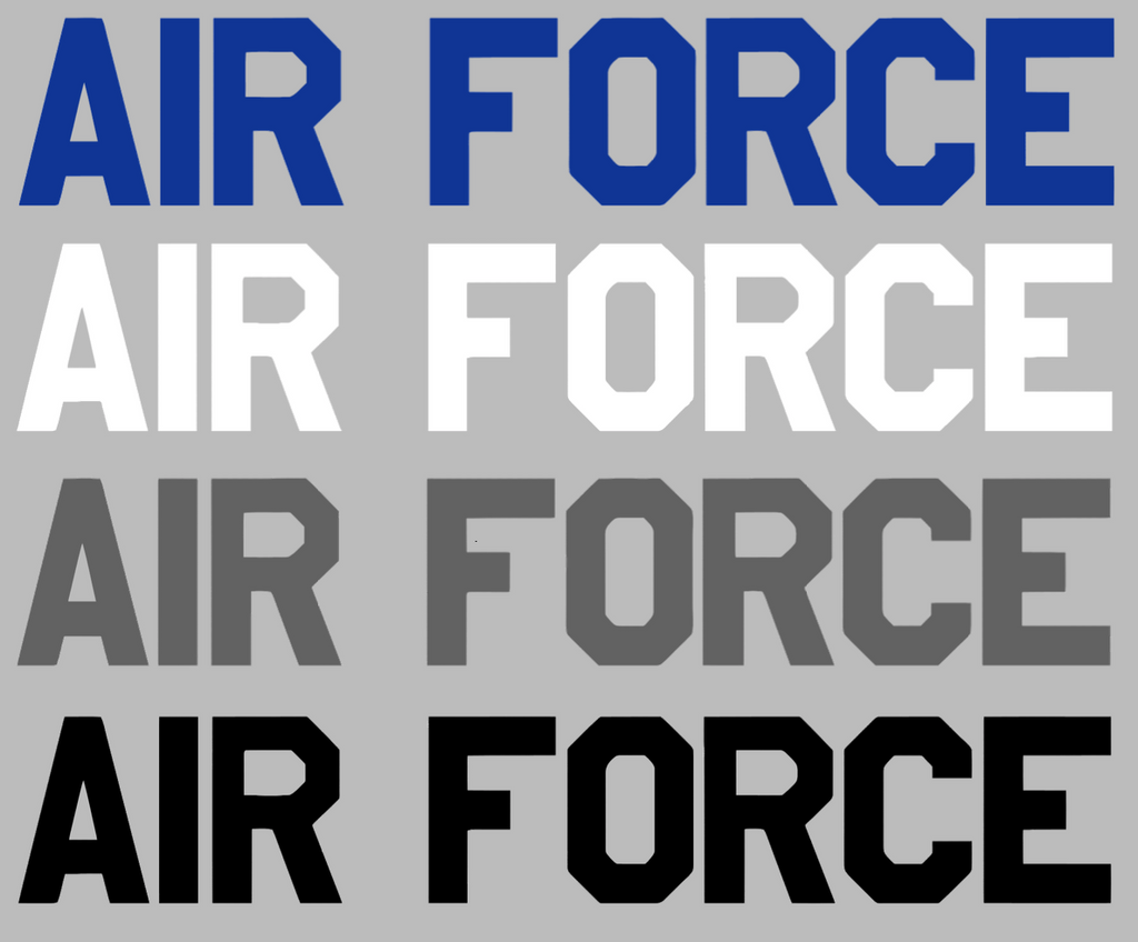 Air Force Falcons Team Name Logo Premium DieCut Vinyl Decal PICK COLOR & SIZE