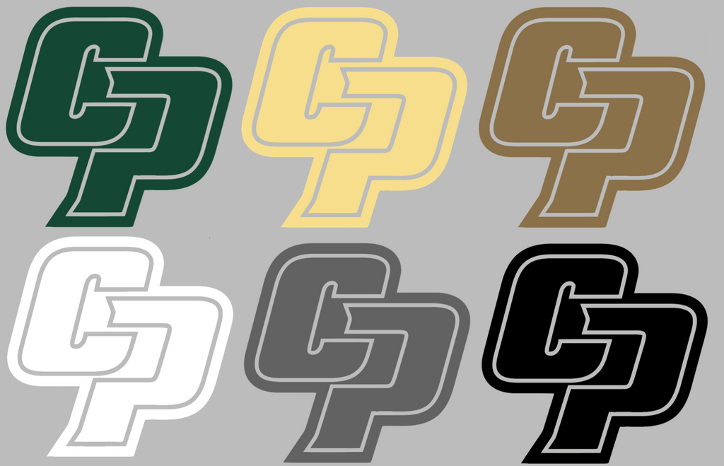 Cal Poly Mustangs Team Logo Premium DieCut Vinyl Decal PICK COLOR & SIZE