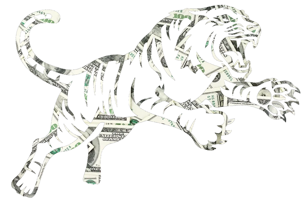 RIT Tigers Team Logo Money Print Premium DieCut Vinyl Decal PICK SIZE