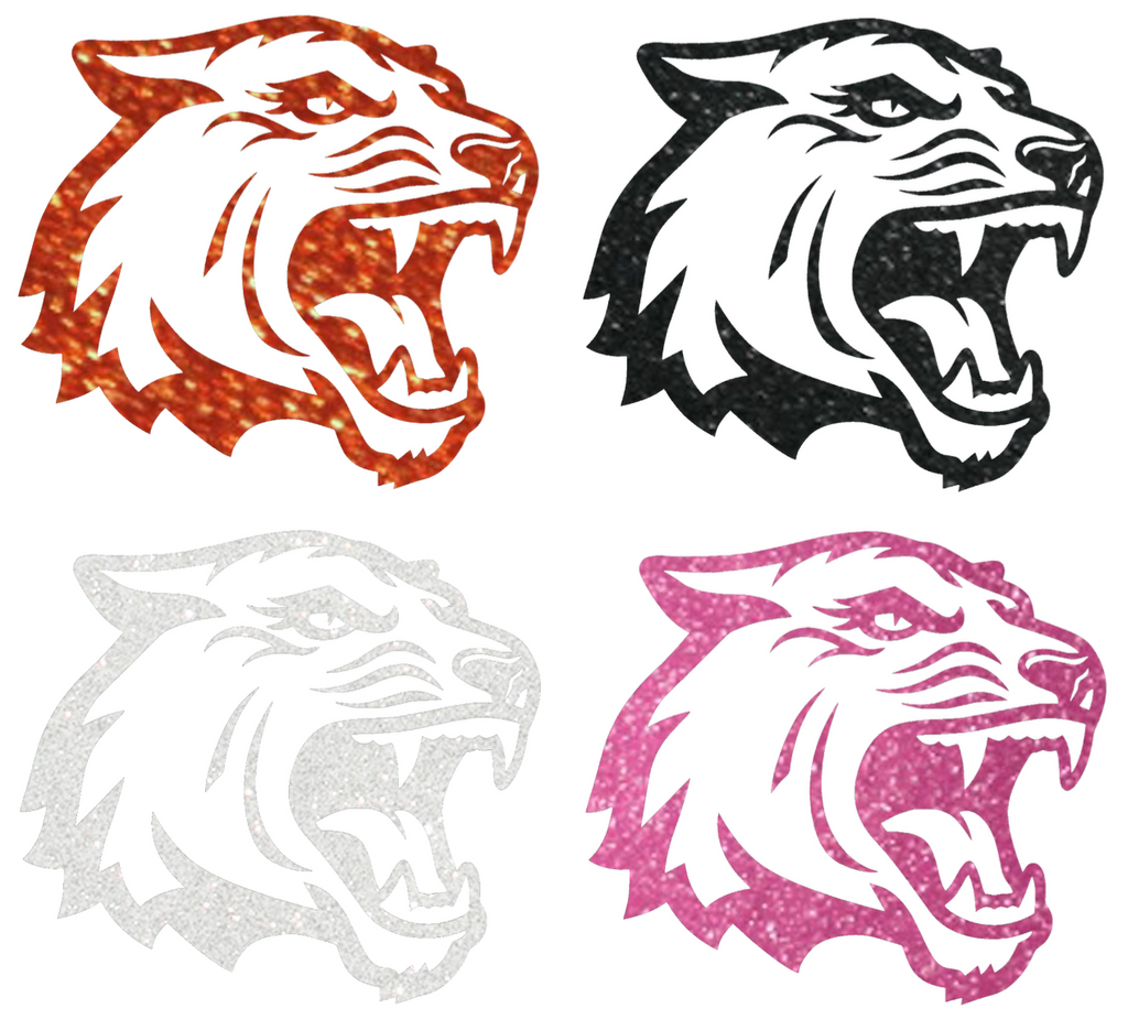 RIT Tigers Metallic Sparkle Alternate Logo Premium DieCut Vinyl Decal PICK COLOR & SIZE