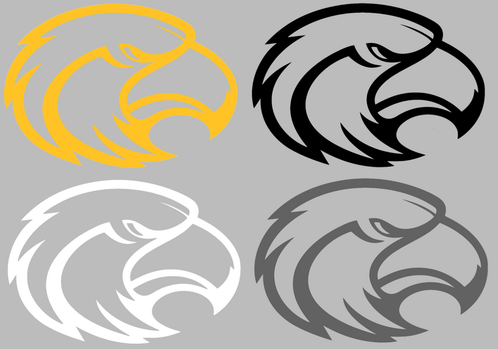 Southern Miss Mississippi Golden Eagles Retro Throwback Logo Premium DieCut Vinyl Decal PICK COLOR & SIZE