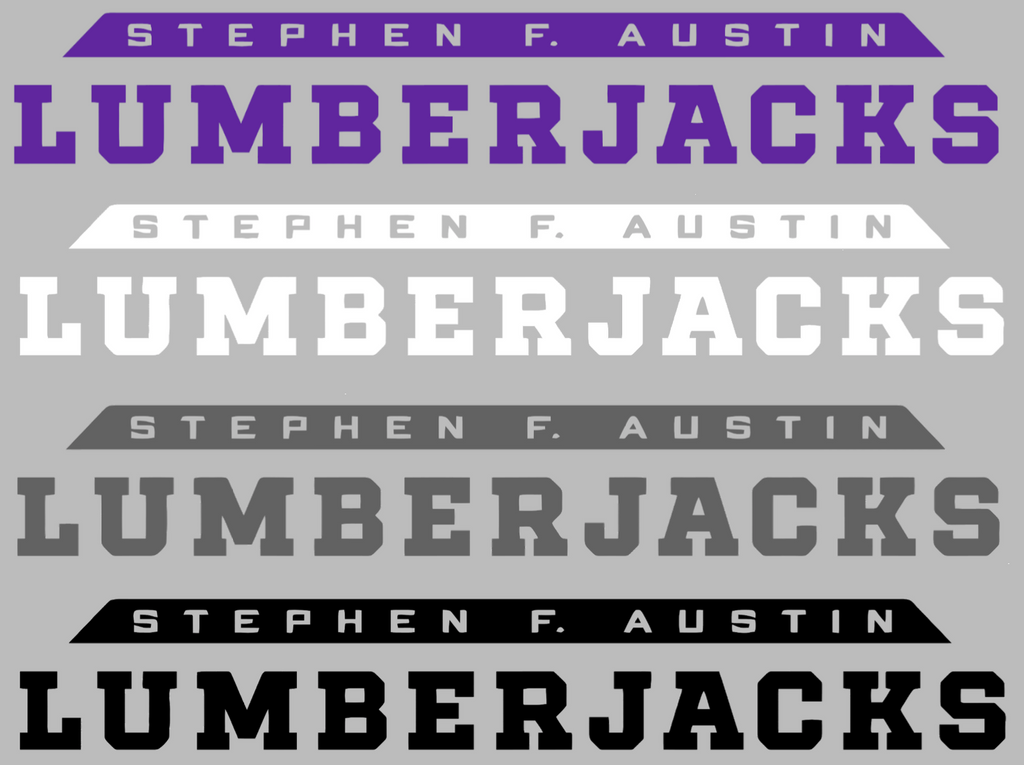 Stephen F Austin Team Name Logo Premium DieCut Vinyl Decal PICK COLOR & SIZE