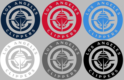 Los Angeles Clippers Team Logo Premium DieCut Vinyl Decal PICK COLOR & SIZE