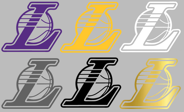 Los Angeles Lakers Alternate Logo Premium DieCut Vinyl Decal PICK COLOR & SIZE