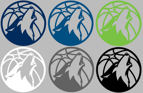 Minnesota Timberwolves Team Logo Premium DieCut Vinyl Decal PICK COLOR & SIZE