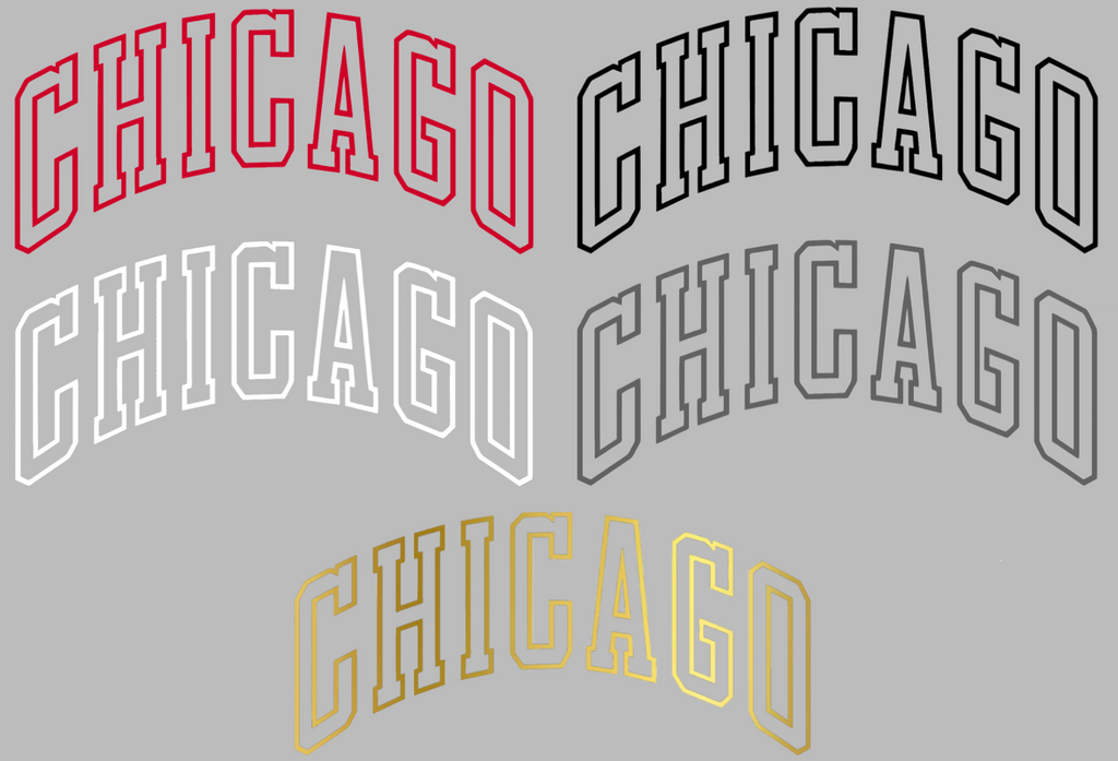 Chicago Bulls Team Name Chicago Logo Premium DieCut Vinyl Decal PICK COLOR & SIZE