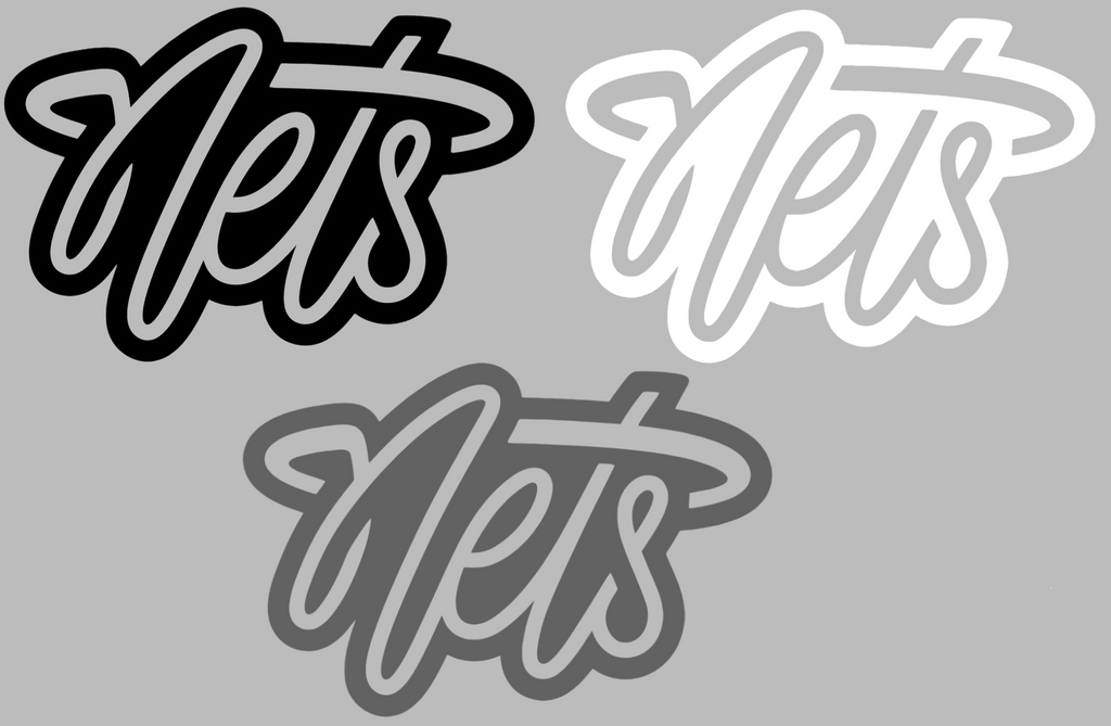 Brooklyn Nets Alternate Logo Premium DieCut Vinyl Decal PICK COLOR & SIZE