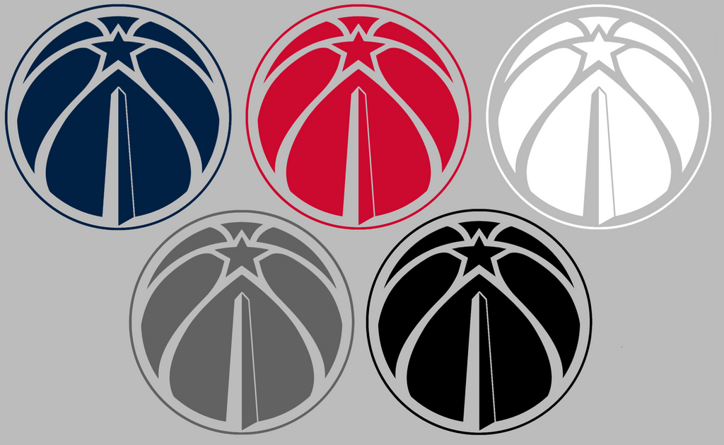 Washington Wizards Alternate Logo Premium DieCut Vinyl Decal PICK COLOR & SIZE