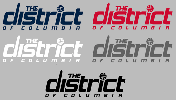 Washington Wizards The District Logo Premium DieCut Vinyl Decal PICK COLOR & SIZE