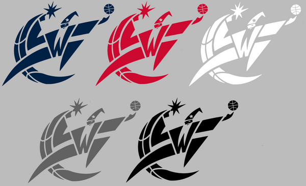 Washington Wizards Retro Throwback Logo Premium DieCut Vinyl Decal PICK COLOR & SIZE