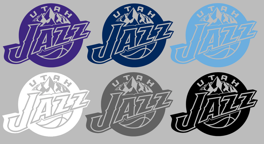 Utah Jazz Retro Throwback Logo Premium DieCut Vinyl Decal PICK COLOR & SIZE