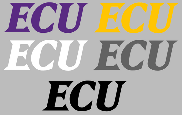 East Carolina Pirates ECU Logo Premium DieCut Vinyl Decal PICK COLOR & SIZE