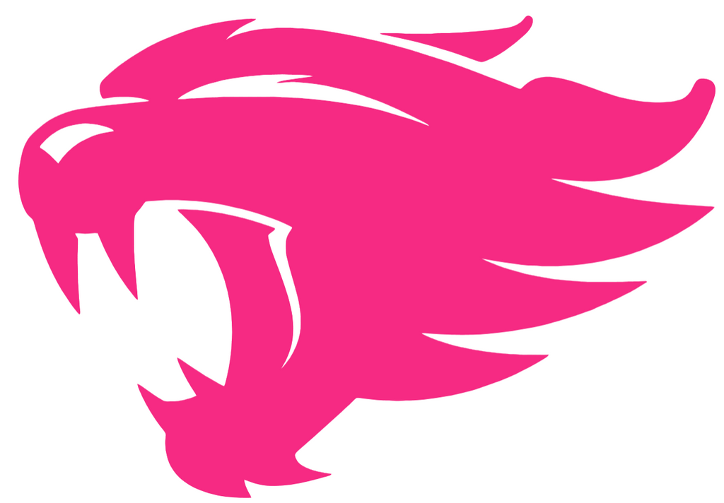 Kentucky Wildcats HOT PINK Alternate Logo Premium DieCut Vinyl Decal PICK SIZE