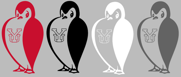 Youngstown State Penguins Retro Throwback Logo Premium DieCut Vinyl Decal PICK COLOR & SIZE