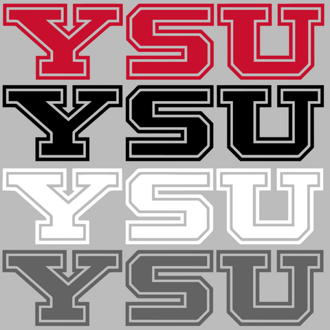 Youngstown State Penguins YSU Logo Premium DieCut Vinyl Decal PICK COLOR & SIZE