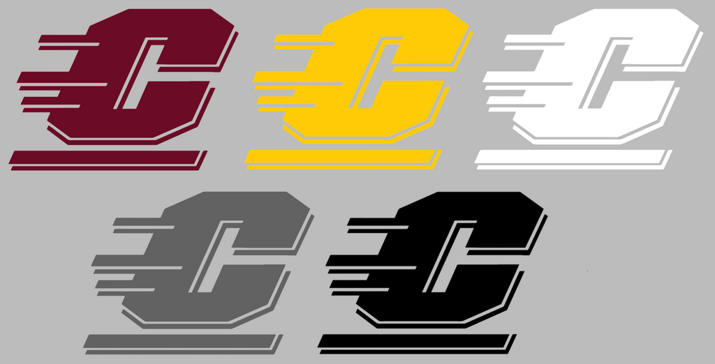 Central Michigan Chippewas Team Logo Premium DieCut Vinyl Decal PICK COLOR & SIZE