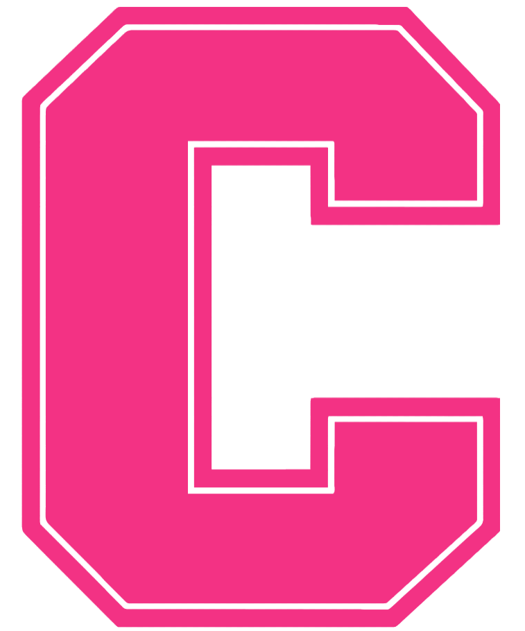 Cornell Big Red HOT PINK C Logo Premium DieCut Vinyl Decal PICK SIZE