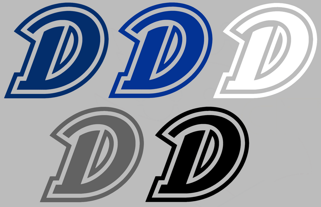 Drake Bulldogs Team Logo Premium DieCut Vinyl Decal PICK COLOR & SIZE