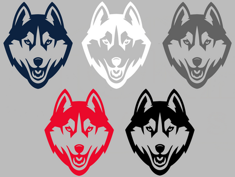 UConn Huskies Team Logo Premium DieCut Vinyl Decal PICK COLOR & SIZE