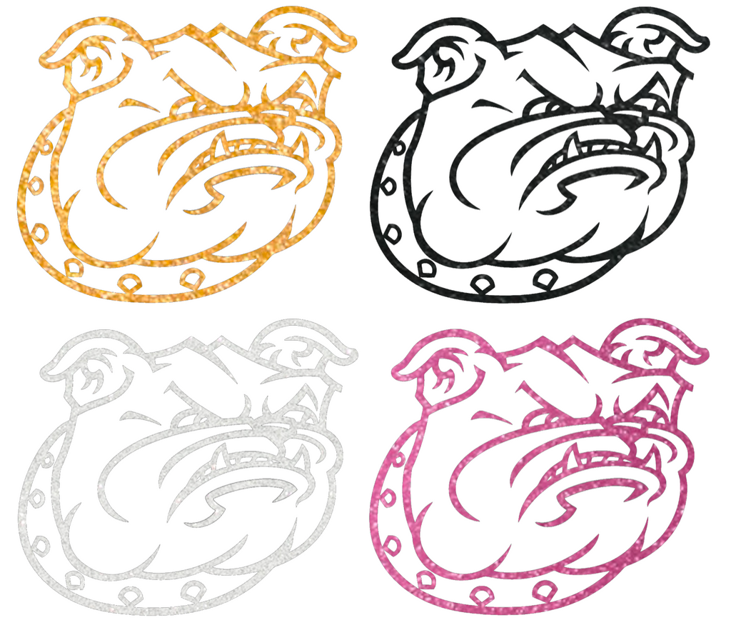 Bryant Bulldogs Metallic Sparkle Team Logo Premium DieCut Vinyl Decal PICK COLOR & SIZE