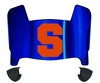 Syracuse Orange Mini Football Helmet Visor Shield w/ Clips - PICK VISOR & LOGO COLOR