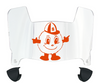 Syracuse Orange Mini Football Helmet Visor Shield w/ Clips - PICK VISOR & LOGO COLOR