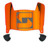 Syracuse Orange Mini Football Helmet Visor Shield w/ Clips - PICK VISOR & LOGO COLOR