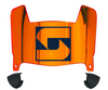 Syracuse Orange Mini Football Helmet Visor Shield w/ Clips - PICK VISOR & LOGO COLOR