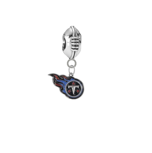 Tennessee Titans 3D Football Universal European Bracelet Charm (Pandora Compatible)