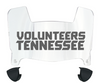 Tennessee Volunteers Mini Football Helmet Visor Shield w/ Clips - PICK VISOR & LOGO COLOR