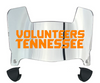 Tennessee Volunteers Mini Football Helmet Visor Shield w/ Clips - PICK VISOR & LOGO COLOR