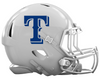 Texas Rangers Custom Concept White Mini Riddell Speed Football Helmet