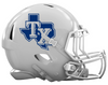 Texas Rangers Custom Concept White Mini Riddell Speed Football Helmet