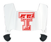 Texas Tech Red Raiders Mini Football Helmet Visor Shield w/ Clips - PICK VISOR & LOGO COLOR