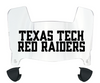 Texas Tech Red Raiders Mini Football Helmet Visor Shield w/ Clips - PICK VISOR & LOGO COLOR